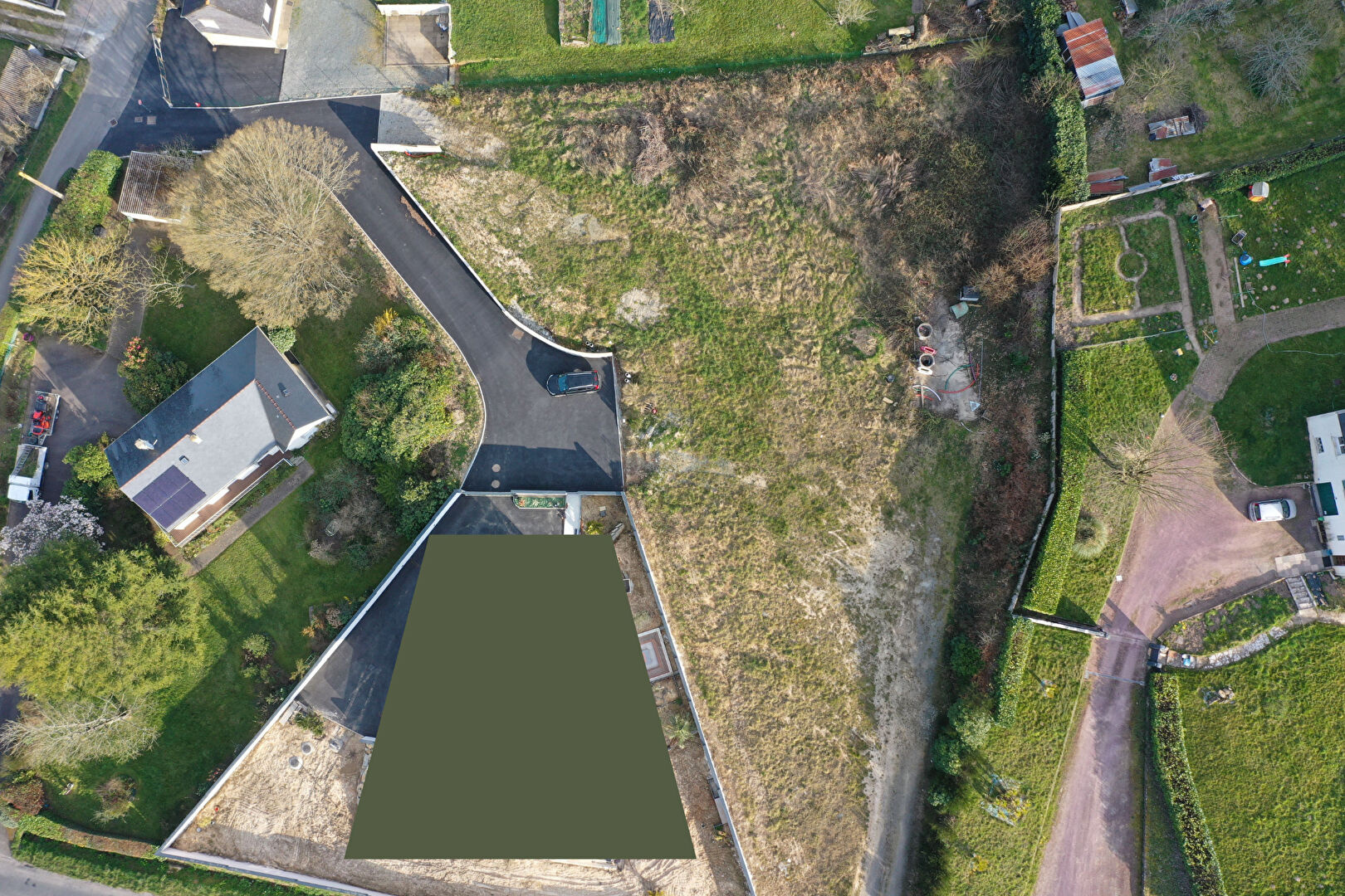 Terrain constructible Pont Réan 1169 m2
