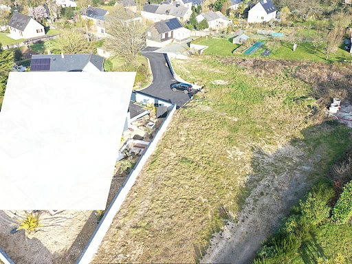 Terrain constructible Pont Réan 1169 m2