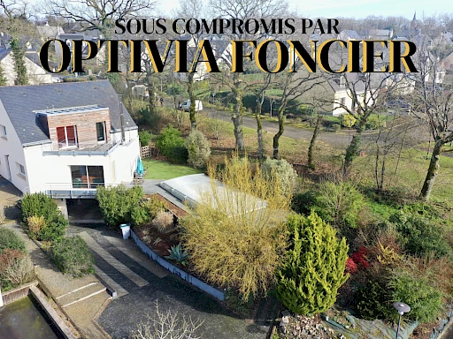 Maison d'architecture 151 m2 - 1005 m2 - Sous-sol + Garage (Situation idéale à LAILLE)