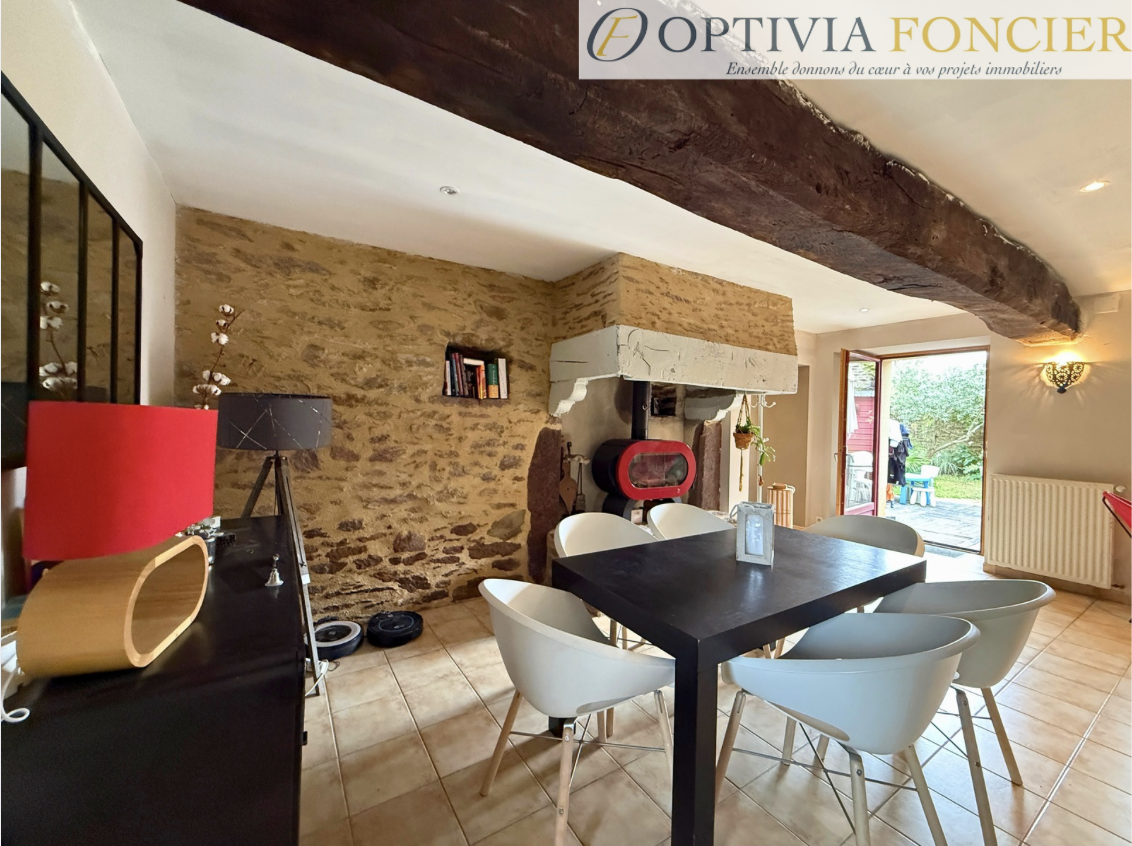 Maison T6 Pont Rean hors zone inondable 123 m2 - 327 m2 Centre Pont Réan côté BRUZ