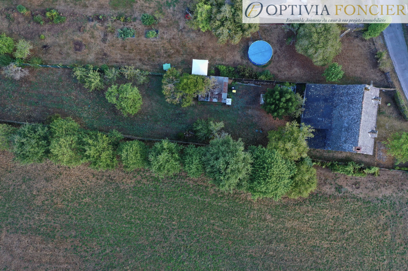 Maison T3 avec un terrain de 1 380 m2 située à Bruz (150 m2 dans la configuration actuelle + extension possibl