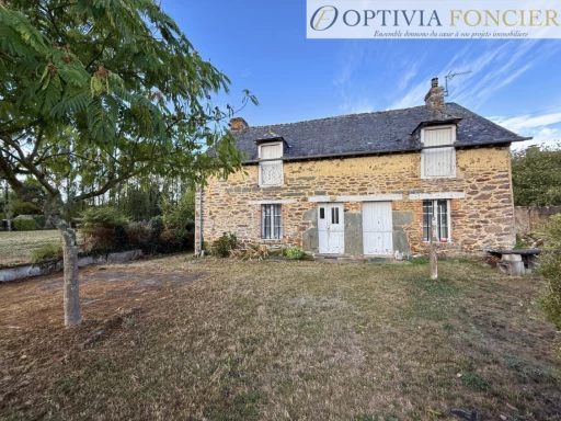 Maison T3 avec un terrain de 1 380 m2 située à Bruz (150 m2 dans la configuration actuelle + extension possibl