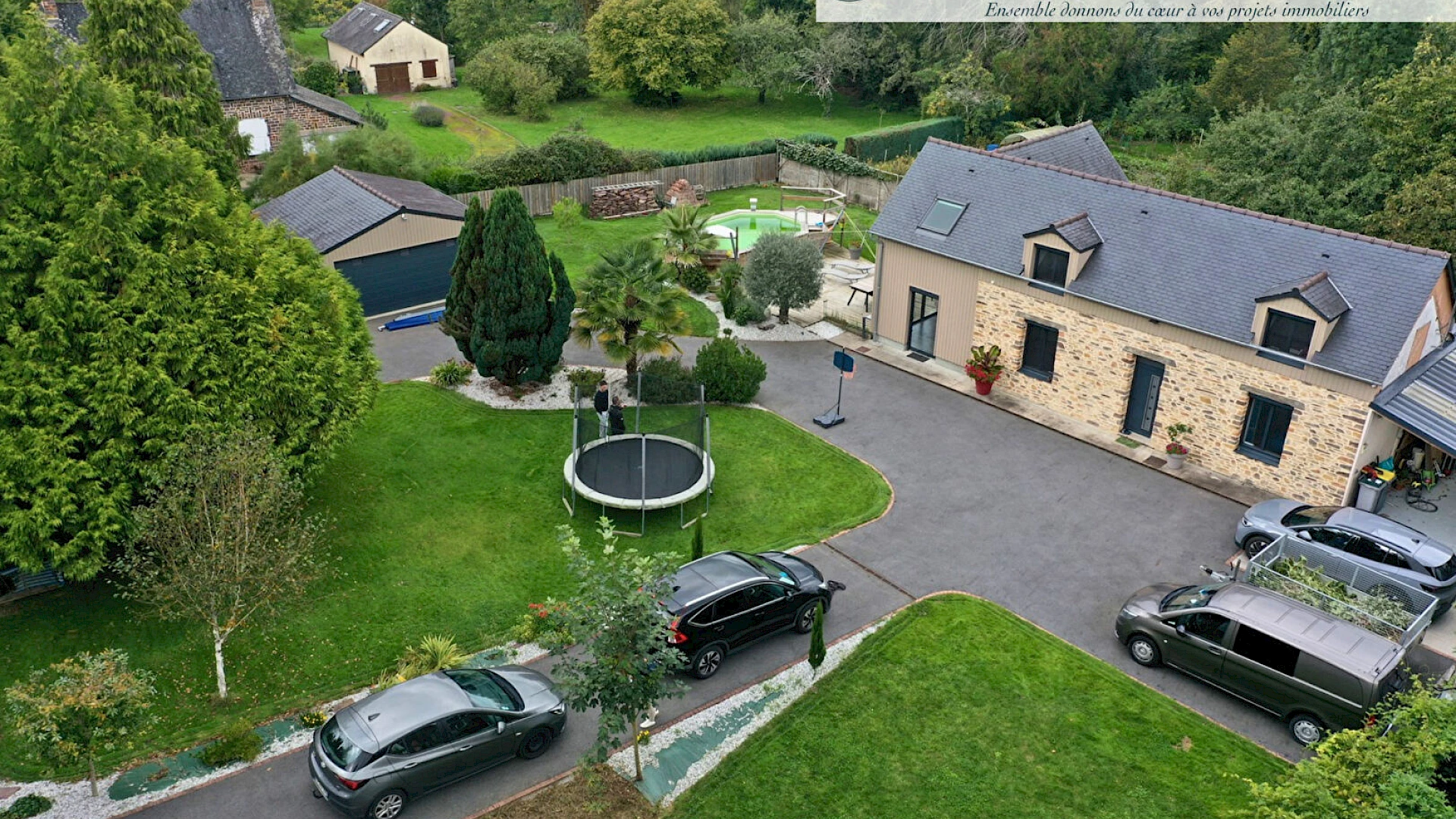 Maison T5 Bruz 140 m2 - 1 670 m2 - Piscine hors-sol