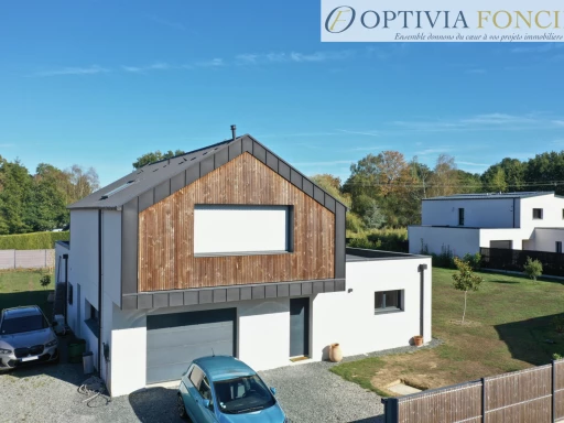 Maison d'architecte de 2023 de 160 m2 sur Guichen (Prestations haut de gamme)